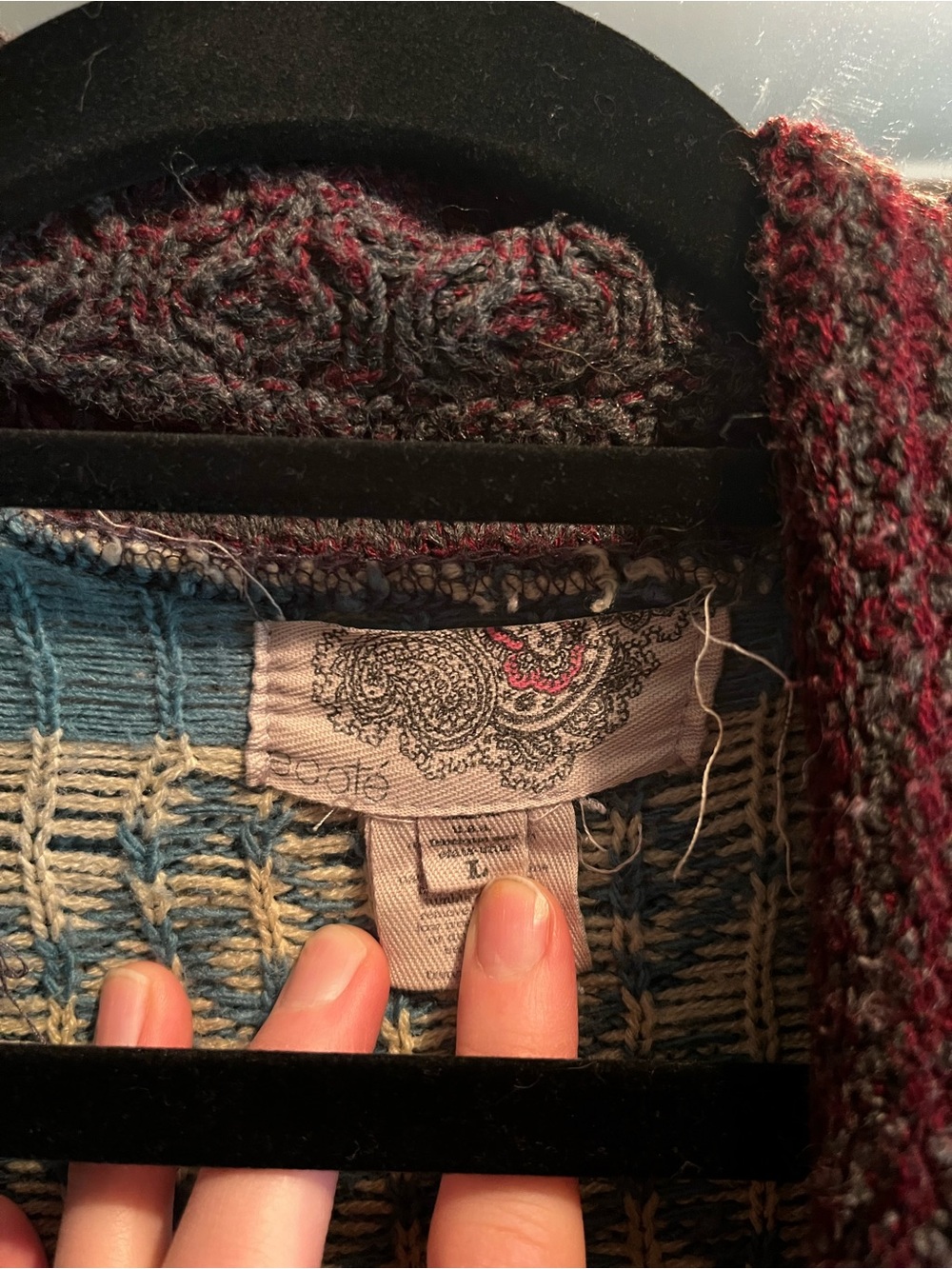 Aztec Print Cardigan - Picture 3 of 3